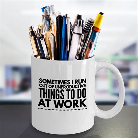 Funny Office Gift Work Coffee Mug Lazy Worker Gift for Lazy - Etsy