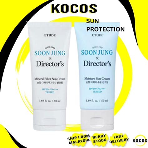 Etude Soonjung Director S Mineral Filter Sun Cream Ml Moisture Sun