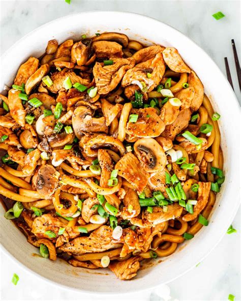 Hoisin Chicken Udon Noodles Jo Cooks