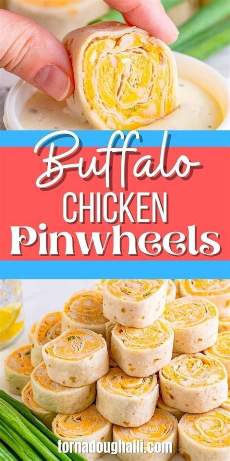 Buffalo Chicken Pinwheels Super Easy Appetizers Yummy Appetizers