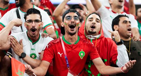 Número surpreendente de torcedores de Marrocos podem estar em estádio