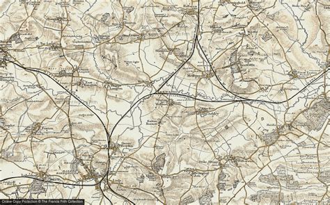 Historic Ordnance Survey Map Of Weston By Welland 1901 1902