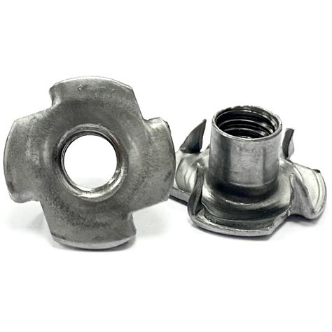 M4 Tee Nut With 4 Prong Drive T Nut A2 Stainless Steel Bolt