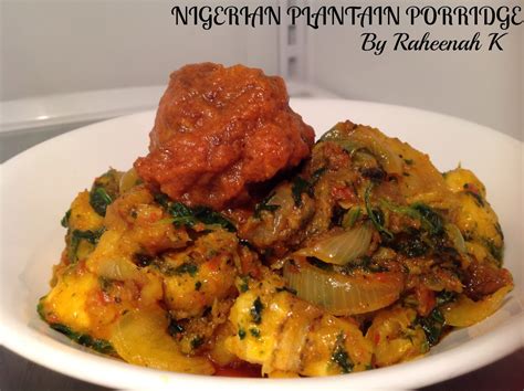 Recipe Of The Day Nigerian Plantain Porridge Raheenahs Blog