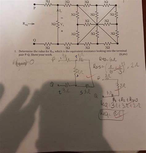 Solved Determine The Value For Req Which Is The Equivalent Chegg