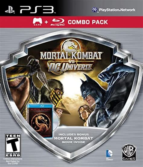 Mortal Kombat Vs Dc Universe Combo Pack With Movie Metajuego