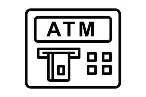 Atm Machine Icon Icon Related To Automated Cash Withdrawals Financial