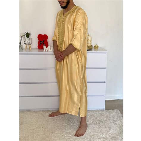 Qamis Man Djellaba Jellabilla Men S Aid Outfit Eid Etsy UK