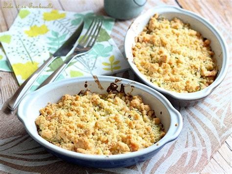 Crumble De Courgettes Truite Fum E Lolo Et Sa Tambouille Recette