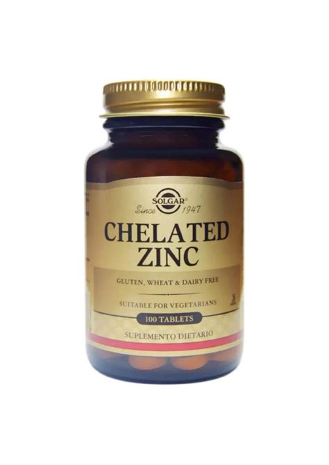 Chalated zinc 100 tabletas La Farmacia Biológica