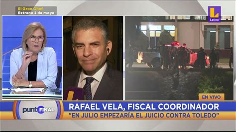 Fiscal Rafael Vela Eliane Karp Está Requerida Por La Justicia Peruana