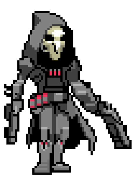 Pixel Art Overwatch Reaper Pixel Art Maker