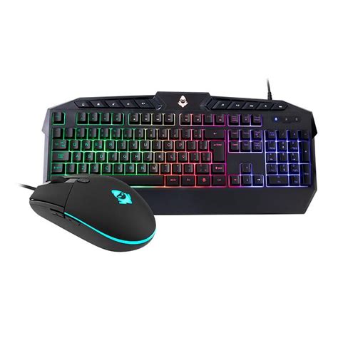 Kit Teclado E Mouse Mancer Mcr Rainbow Rgb Mcr Kit Pichau