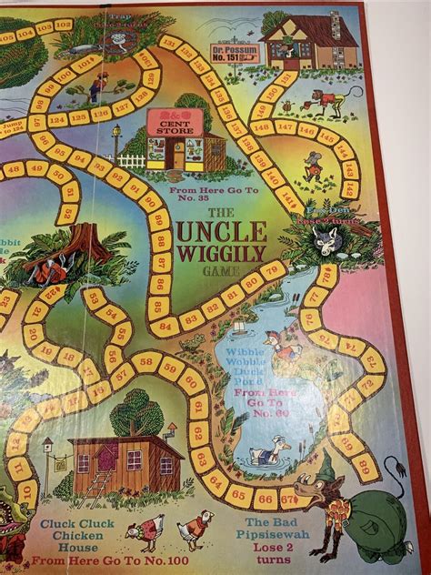 Mavin Vintage Board Game Uncle Wiggly 1967 Parker Brothers Game Board