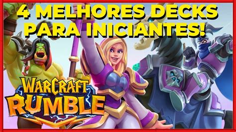 OS 4 MELHORES DECKS PARA INICIANTES NO WARCRAFT RUMBLE QUAIS SÃO OS