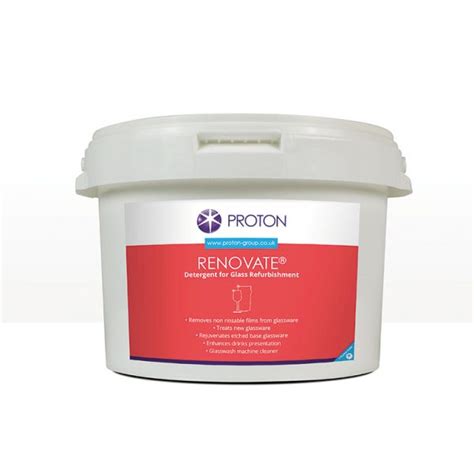 Renovate® The Glass Maintainer And Restorer 25kg Innserve Proton