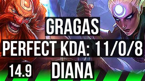 Gragas Vs Diana Jgl Legendary Rank Gragas Jp Master