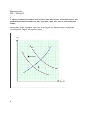 Macro Milestone 2 Docx Macroeconomics Unit 2 Milestone 2 1 A