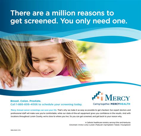 Mercy Health Cancer Screening Reminder Campaign On Behance