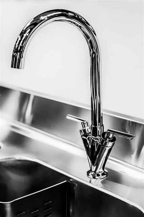 Commercial Sink Mixer Tap Stainless Steel Cladding