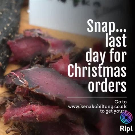 Ke Nako Biltong On Twitter Last Day For Christmas Orders Visit Us