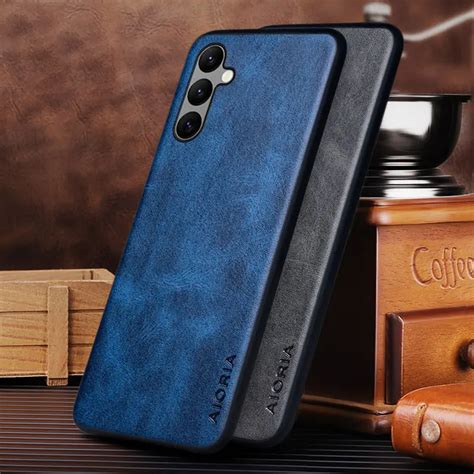 Capa Traseira De Couro Fina E Fina Capa Para Samsung Galaxy A A A