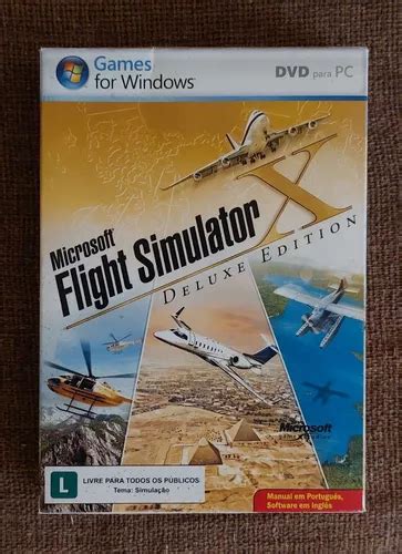 Jogo Flight Simulator X Deluxe Edition Pc Durezamall Escorrega