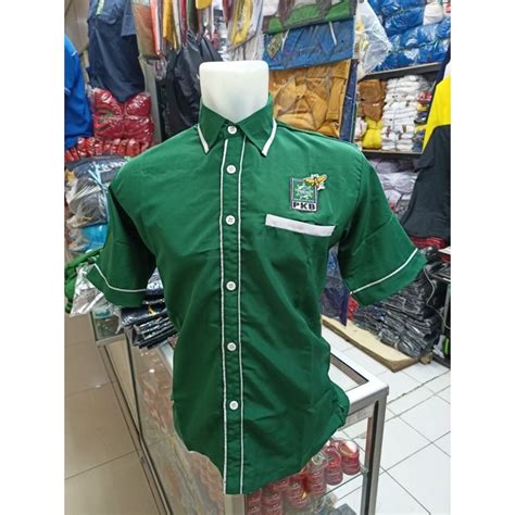 Jual Kemeja Partai Pkb Seragam Partai Kebangkitan Bangsa Baju Partai