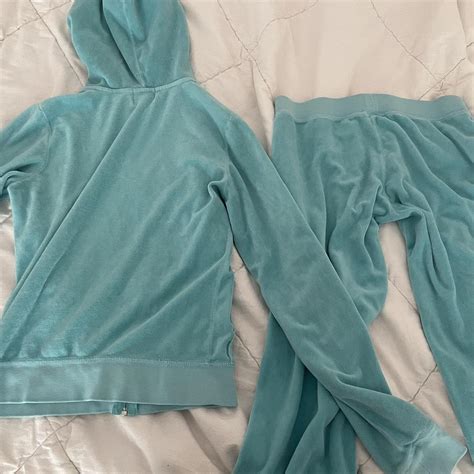 Baby Blue Juicy Couture Velour Tracksuit 🍼💕 A Juicy Depop