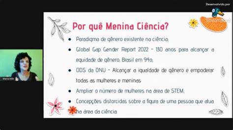 Webconferência tratou da importância de incentivar as meninas para a