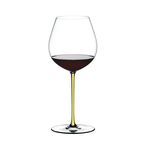 Ly R U Vang Riedel Fatto A Mano Pinot Noir Yellow