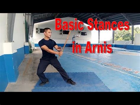 Basic Stances In Arnis Tutorial YouTube