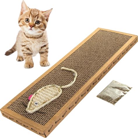 Krabmat Voor Katten Krabplank Incl Kattenkruid Karton 38x125x1