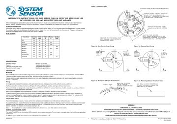 SYSTEMSENSOR 2151 Photoelectric Smoke Detector Plug In 57 OFF