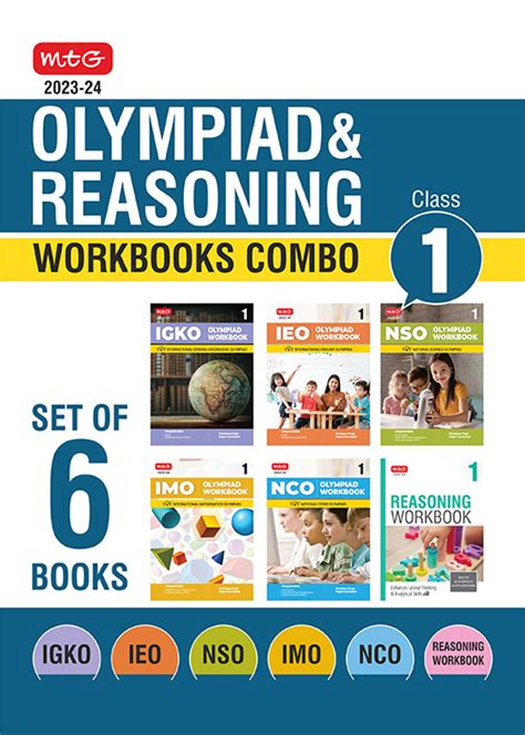 Class 1 Work Book And Reasoning Book Combo For Nso Imo Ieo Nco Igko