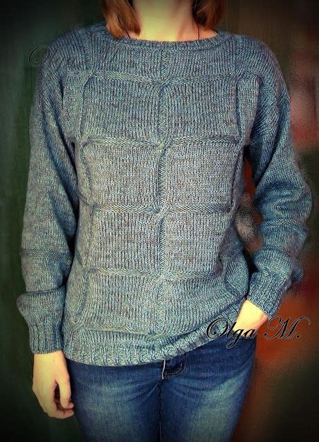 Джемпер меланжевый. Спицы. | Модели вязаных свитеров, Вязаные свитера ...