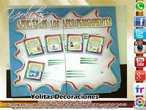 Yolitas Decoraciones Mural de la Etnia Negra Provincia en Colón