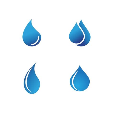 Premium Vector Water Drop Illustration Logo Vector Design