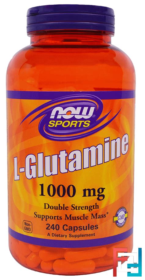 L Glutamine Now Foods 1000 Mg 240 Capsules