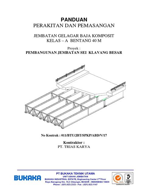 Detail Denah Gambar Jembatan Bentang 40 Koleksi Nomer 28