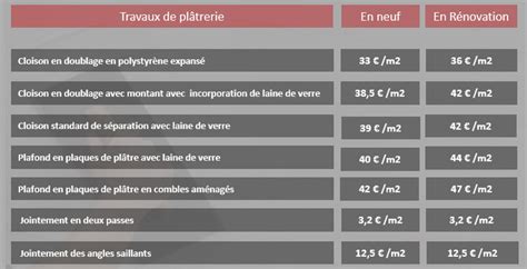 Tarif Platrier M2 Resine De Protection Pour Peinture