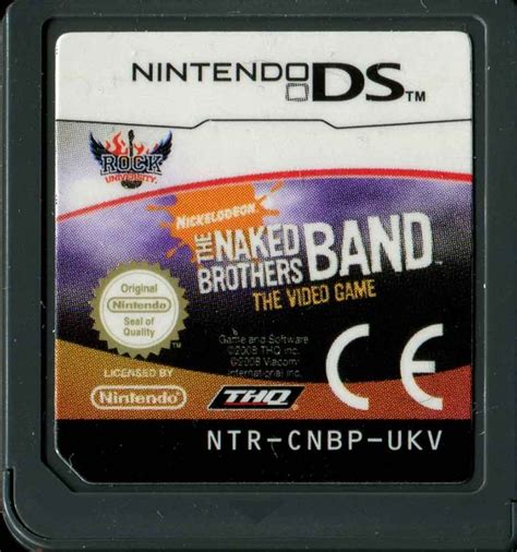 Rock University Presents The Naked Brothers Band The Videogame Nintendo DS Box Cover Art