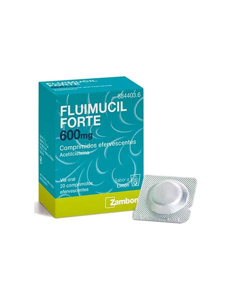 Fluimucil Forte Solución A La Mucosidad Efervescente 600 Mg EconÓmico