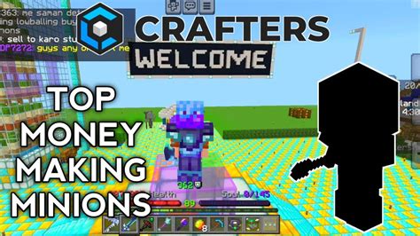 Top Money Making Minions In Craftersmc Skyblock How To Make Money In