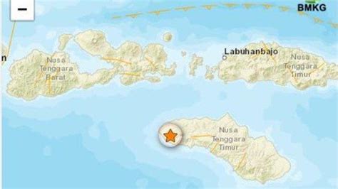 Bmkg Gempa Terkini Di Nusa Tenggara Timur Atau Ntt Hari Ini Cek Letak