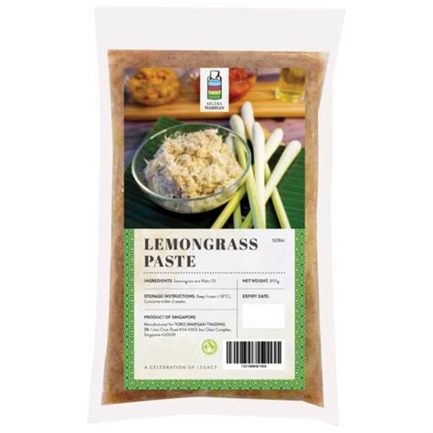 Selera Warisan Lemongrass Paste Serai G Toko Warisan Halal