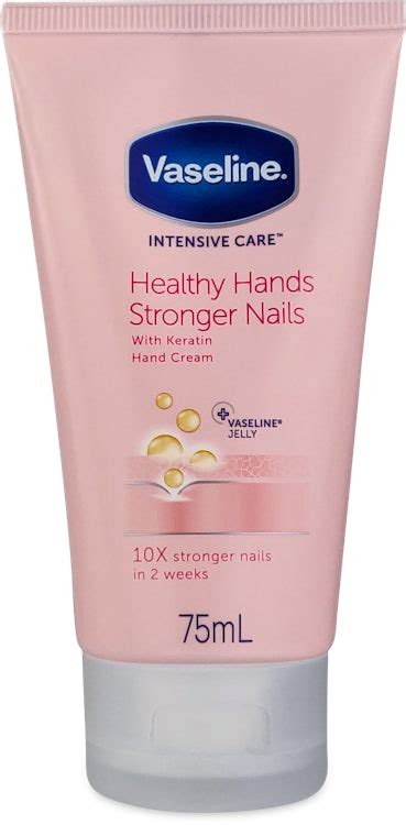 Vaseline Intensive Care Healthy Hands Stronger Nails Hand Cream 75ml