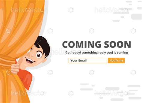 Coming soon website template - Download Graphics & Vectors