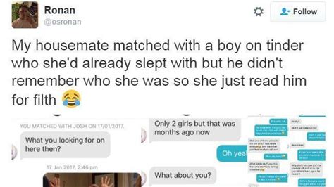 Tinder Man Who Forgot He Had Sex With Woman Trolled After Matching For