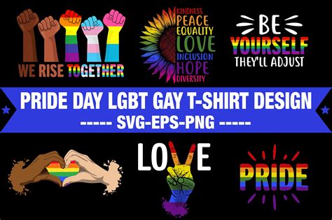 Pride Day LGBT Gay T Shirt Design Bundle Graphic By Shipna Creative Fabrica